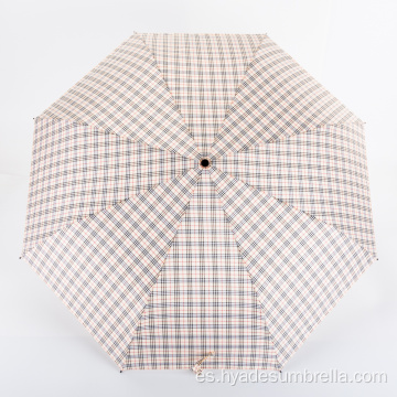 Paraguas plegable fuerte de mujer elegante de alta calidad